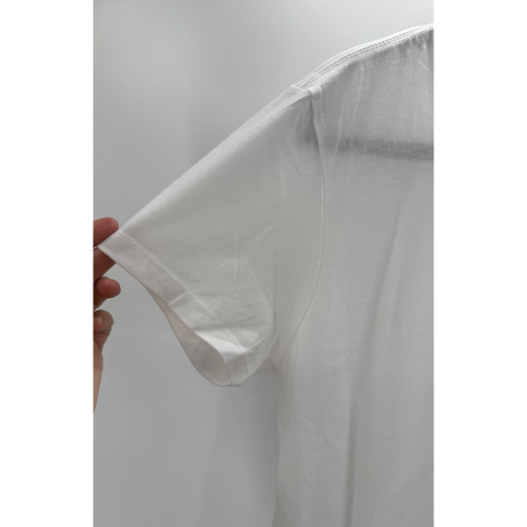 IndyCar T Shirt Women White Indianapolis Motor Speedway Size L White New - Picture 3 of 6